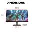 OMEN by HP 27 inch FHD 240Hz Gaming Monitor - OMEN 27s számítógép monitor 68,6 cm (27