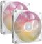 Corsair iCUE LINK RX140 MAX RGB 140mm PWM Thick Fans Starter Kit White (2-Pack)