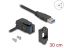 DeLock USB 3.0 A to USB 3.0 A Cable 0,3m Black