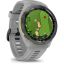 Garmin Approach S70 42mm Black Ceramic Powder Gray Silicone Band (ED)