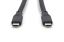Digitus USB Silicone connection USB-C - USB-C cable 1m Black