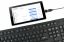 Gembird KB-109F-B Flexible Keyboard & OTG adapter Black US