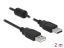 DeLock USB 2.0 Type-A male > USB 2.0 Type-A male 2m cable Black