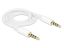 DeLock Stereo Jack 3.5mm 4 pin male > male 0,5m cable