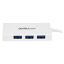 Startech 4-portos USB3.0 HUB White