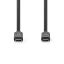 Nedis USB 3.2 Gen 2 USB-C Male to USB-C Cable 1m Black