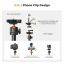 K&F Concept Tripod Phone Selfie Stick with Bluetooth Remote Control + Gopro Adapter Black/Orange