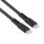 RivaCase PS6005 BK12 ENG Type-C / Type-C Cable, 1,2m Black