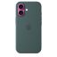 Apple iPhone 16 Silicone Case with MagSafe Lake Green (Seasonal)