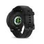 Garmin Venu 3 Slate Stainless Steel Bezel with Black Case with Leather and Silicone Band