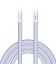 Verbatim Sync & Charge SoftTouch USB-C to USB-C 100W cable 1,2m Purple