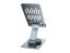 Conceptronic  THANA08G Foldable Swivel Phone Stand 360° Rotating Base Adjustable Height Grey