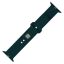 FIXED Sporty szilikon szíj az Apple Watch 42/44/45mm-es okosórákhoz, sötét zöld
