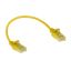 ACT CAT6 U-UTP Patch Cable 0,15m Yellow