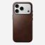 Nomad Traditional Leather Case (Horween) for iPhone 18 Pro/17 Pro Rustic Brown