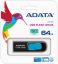 A-Data 64GB Flash Drive UV128 USB3.0 Black/Blue