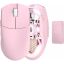 LAMZU MAYA Champions 8K optikai vezeték nélküli gaming egér rózsaszín (Bontott!)