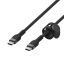 Belkin BOOST CHARGE PRO Flex USB-C to USB-C 2.0, Braided Silicone Cable - 3M - Black