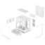Fractal Design Pop 2 Vision RGB Tempered Glass White