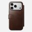 Nomad Modern Leather Folio (Horween) for iPhone 18 Pro/17 Pro Rustic Brown