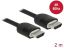 DeLock Premium HDMI Cable 4K 60 Hz 2m Black