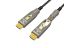 EQuip HDMI 2.1 Detachable Type D + A Active Optical Cable 8K/60Hz 10m Grey