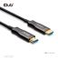 Club3D HDMI Hybrid AOC Cable 8K60Hz/4K120Hz 50m Black