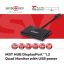 Club3D Multi Stream Transport (MST) Hub DisplayPort 1.2 Quad Monitor USB Powered