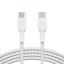Belkin BoostCharge Braided USB-C to USB-C Cable 2m White