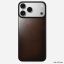 Nomad Magnetic Leather Back (Horween) for iPhone 18 Pro Max/17 Pro Max Rustic Brown