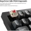 Keychron V3 Ultra 8K Bluetooth / vezeték nélküli magyar Silk POM Red mechanikus billentyűzet fekete