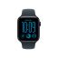 Apple Watch SE3 v2 GPS 40mm Midnight Aluminium Case with Navy Blue Sport Band - S/M