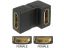 DeLock Adapter HDMI female > HDMI female 90° down
