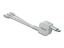 DeLock USB Type-C 3 in 1 Retractable Charging Cable for Lightning/Micro USB/USB Type-C White