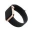 FIXED Nylon Strap for Apple Watch 42/44/45mm, reflective black