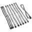 Kábel Kolink Core Pro fonott kábelhosszabbító kit 12V-2x6 Type 2 -   Jet Black/Brilliant White