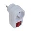 Esperanza ELK301W electrical socket splitter with switch White