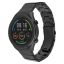 FIXED Műbőr szíj Quick Release 22mm okosórához, fekete