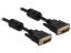 DeLock Cable DVI 24+5 male > DVI 24+5 male 2m Black