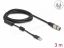 DeLock High-Res Audio Converter Cable XLR 3 pin to USB Type-A analogue to digital 3m Black