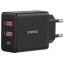 Baseus Cube Fast Charger 2U+C 30W EU Black
