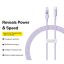 Baseus Gem USB-C to iP lightning fast charging cable 20W 2m Purple