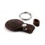 Mobile Origin AirTag Outdoor Leather Keychain A7 Midnight Brown
