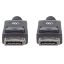 Manhattan 4K@60Hz DisplayPort 1.2 male/male Cable 1m Black