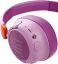 JBL JR460NC Wireless/Wired Bluetooth Headset for Kids Pink