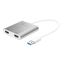 j5create JUA365 USB3.0 to Dual HDMI Multi-Monitor Adapter Silver