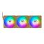 Thermaltake CT140 EX ARGB Sync PC Cooling Fan Gravel Sand (3-Fan Pack)