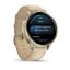 Garmin Venu 4 41mm Lunar Gold with Sand Leather Band