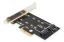 Digitus M.2 NGFF / NVMe SSD PCI Express 3.0 (x4) Add-On Card