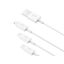 Baseus Superior Series 3 in 1 USB Cable 1,2m White